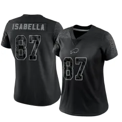 Women's Andy Isabella Buffalo Bills No.87 Limited Reflective Jersey - Black