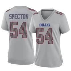Women's Baylon Spector Buffalo Bills No.54 Game Atmosphere Fashion Jersey - Gray