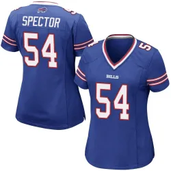 Women's Baylon Spector Buffalo Bills No.54 Game Team Color Jersey - Royal Blue
