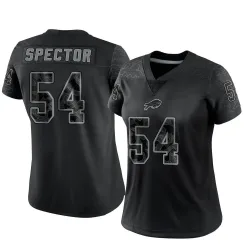 Women's Baylon Spector Buffalo Bills No.54 Limited Reflective Jersey - Black