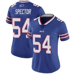 Women's Baylon Spector Buffalo Bills No.54 Limited Team Color Vapor Untouchable Jersey - Royal