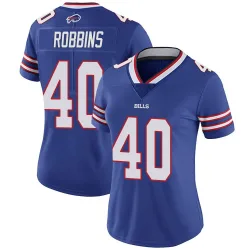 Women's Brad Robbins Buffalo Bills No.40 Limited Team Color Vapor Untouchable Jersey - Royal