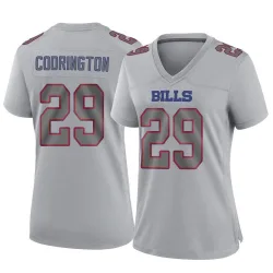 Women's Brandon Codrington Buffalo Bills No.29 Game Atmosphere Fashion Jersey - Gray