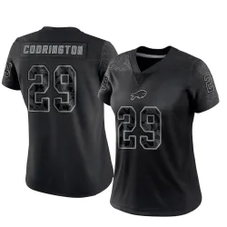 Women's Brandon Codrington Buffalo Bills No.29 Limited Reflective Jersey - Black