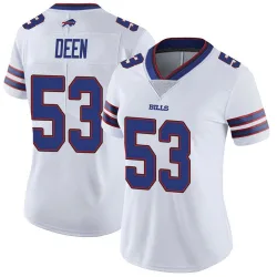 Women's Branson Deen Buffalo Bills No.53 Limited Color Rush Vapor Untouchable Jersey - White