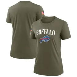 Women's Buffalo Bills No. Legend 2022 Salute To Service T-Shirt - Olive