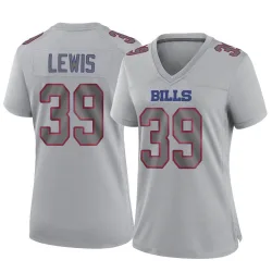 Women's Cam Lewis Buffalo Bills No.39 Game Atmosphere Fashion Jersey - Gray