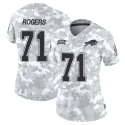 Women's Casey Rogers Buffalo Bills No.71 Limited 2024 Salute to Service Jersey - Arctic Camo