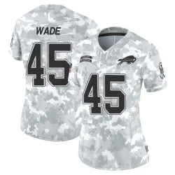 Women's Christian Wade Buffalo Bills No.45 Limited 2024 Salute to Service Jersey - Arctic Camo