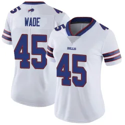 Women's Christian Wade Buffalo Bills No.45 Limited Color Rush Vapor Untouchable Jersey - White