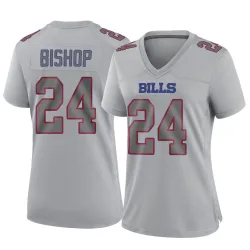 Women's Cole Bishop Buffalo Bills No.24 Game Atmosphere Fashion Jersey - Gray