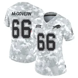 Women's Connor McGovern Buffalo Bills No.66 Limited 2024 Salute to Service Jersey - Arctic Camo