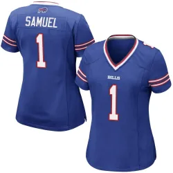 Women's Curtis Samuel Buffalo Bills No.1 Game Team Color Jersey - Royal Blue