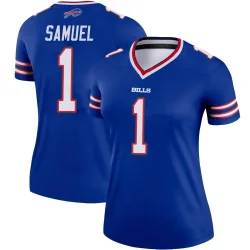 Women's Curtis Samuel Buffalo Bills No.1 Legend Jersey - Royal