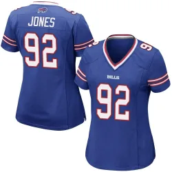 Women's DaQuan Jones Buffalo Bills No.92 Game Team Color Jersey - Royal Blue