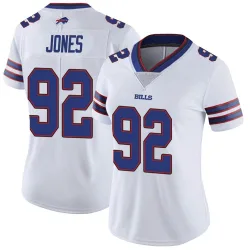 Women's DaQuan Jones Buffalo Bills No.92 Limited Color Rush Vapor Untouchable Jersey - White