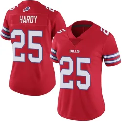 Women's Daequan Hardy Buffalo Bills No.25 Limited Color Rush Vapor Untouchable Jersey - Red