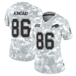 Women's Dalton Kincaid Buffalo Bills No.86 Limited 2024 Salute to Service Jersey - Arctic Camo
