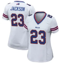 Women's Dane Jackson Buffalo Bills No.23 Game Jersey - White