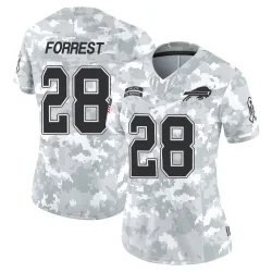 Women's Darrick Forrest Buffalo Bills No.28 Limited 2024 Salute to Service Jersey - Arctic Camo