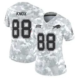 Women's Dawson Knox Buffalo Bills No.88 Limited 2024 Salute to Service Jersey - Arctic Camo