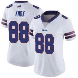 Women's Dawson Knox Buffalo Bills No.88 Limited Color Rush Vapor Untouchable Jersey - White