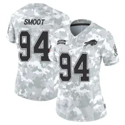 Women's Dawuane Smoot Buffalo Bills No.94 Limited 2024 Salute to Service Jersey - Arctic Camo