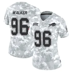 Women's Deone Walker Buffalo Bills No.96 Limited 2024 Salute to Service Jersey - Arctic Camo