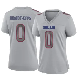 Women's Devin Brandt-Epps Buffalo Bills No.0 Game Atmosphere Fashion Jersey - Gray