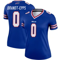 Women's Devin Brandt-Epps Buffalo Bills No.0 Legend Jersey - Royal