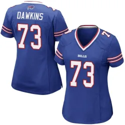 Women's Dion Dawkins Buffalo Bills No.73 Game Team Color Jersey - Royal Blue