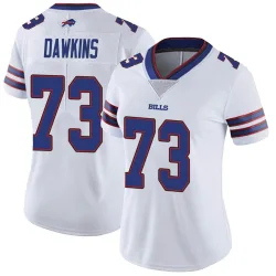 Women's Dion Dawkins Buffalo Bills No.73 Limited Color Rush Vapor Untouchable Jersey - White