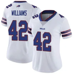 Women's Dorian Williams Buffalo Bills No.42 Limited Color Rush Vapor Untouchable Jersey - White