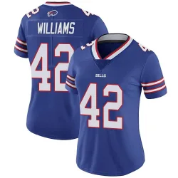 Women's Dorian Williams Buffalo Bills No.42 Limited Team Color Vapor Untouchable Jersey - Royal