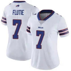 Women's Doug Flutie Buffalo Bills No.7 Limited Color Rush Vapor Untouchable Jersey - White