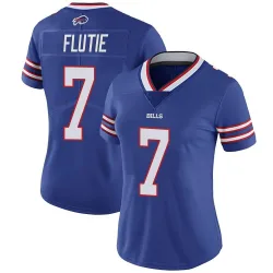 Women's Doug Flutie Buffalo Bills No.7 Limited Team Color Vapor Untouchable Jersey - Royal
