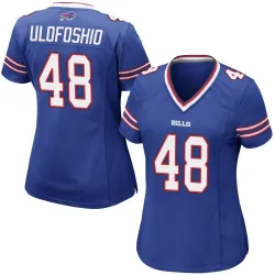Women's Edefuan Ulofoshio Buffalo Bills No.48 Game Team Color Jersey - Royal Blue