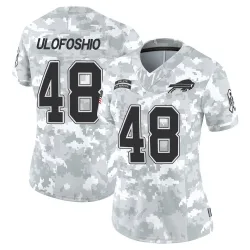 Women's Edefuan Ulofoshio Buffalo Bills No.48 Limited 2024 Salute to Service Jersey - Arctic Camo