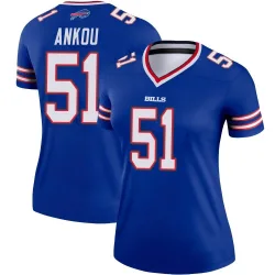 Women's Eli Ankou Buffalo Bills No.51 Legend Jersey - Royal