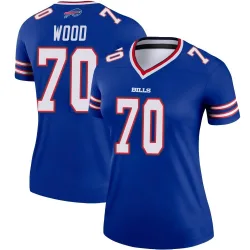 Women's Eric Wood Buffalo Bills No.70 Legend Jersey - Royal