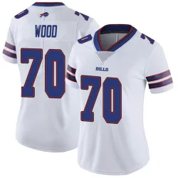 Women's Eric Wood Buffalo Bills No.70 Limited Color Rush Vapor Untouchable Jersey - White