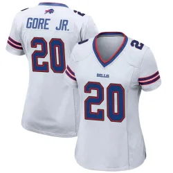 Women's Frank Gore Jr. Buffalo Bills No.20 Game Jersey - White