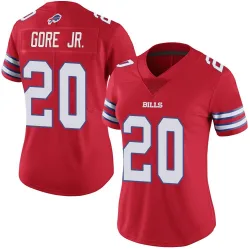 Women's Frank Gore Jr. Buffalo Bills No.20 Limited Color Rush Vapor Untouchable Jersey - Red