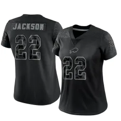 Women's Fred Jackson Buffalo Bills No.22 Limited Reflective Jersey - Black