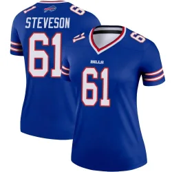 Women's Gable Steveson Buffalo Bills No.61 Legend Jersey - Royal