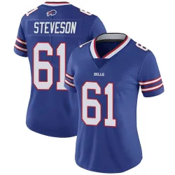 Women's Gable Steveson Buffalo Bills No.61 Limited Team Color Vapor Untouchable Jersey - Royal