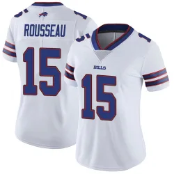 Women's Greg Rousseau Buffalo Bills No.15 Limited Color Rush Vapor Untouchable Jersey - White