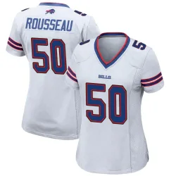 Women's Greg Rousseau Buffalo Bills No.50 Game Jersey - White