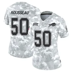 Women's Greg Rousseau Buffalo Bills No.50 Limited 2024 Salute to Service Jersey - Arctic Camo