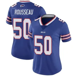 Women's Greg Rousseau Buffalo Bills No.50 Limited Team Color Vapor Untouchable Jersey - Royal